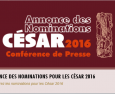 César 2016 : les nominations complètes