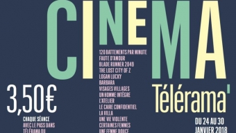 Festival cinéma Télérama du 24 au 31 janvier 2018 : une semaine pour revoir les meilleurs films de 2017 !
